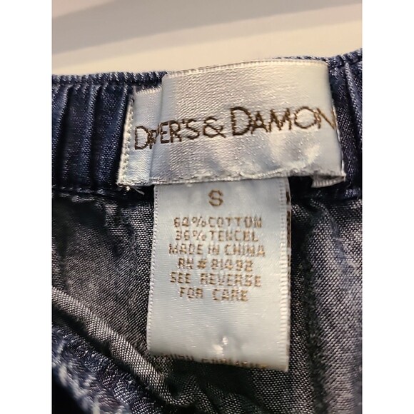 Ladies & Plus long full 4 tiered modest skirt denim blue jean Chambray S - Picture 7 of 7